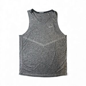 NWT Nike Dri Fit Rise 365 Men's Gray and blank RunningTank Top-Medium Gift